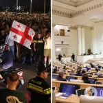 The Georgian parliament adopted the law on “foreign agents” in the second reading: a protest continues in Tbilisi.  Video